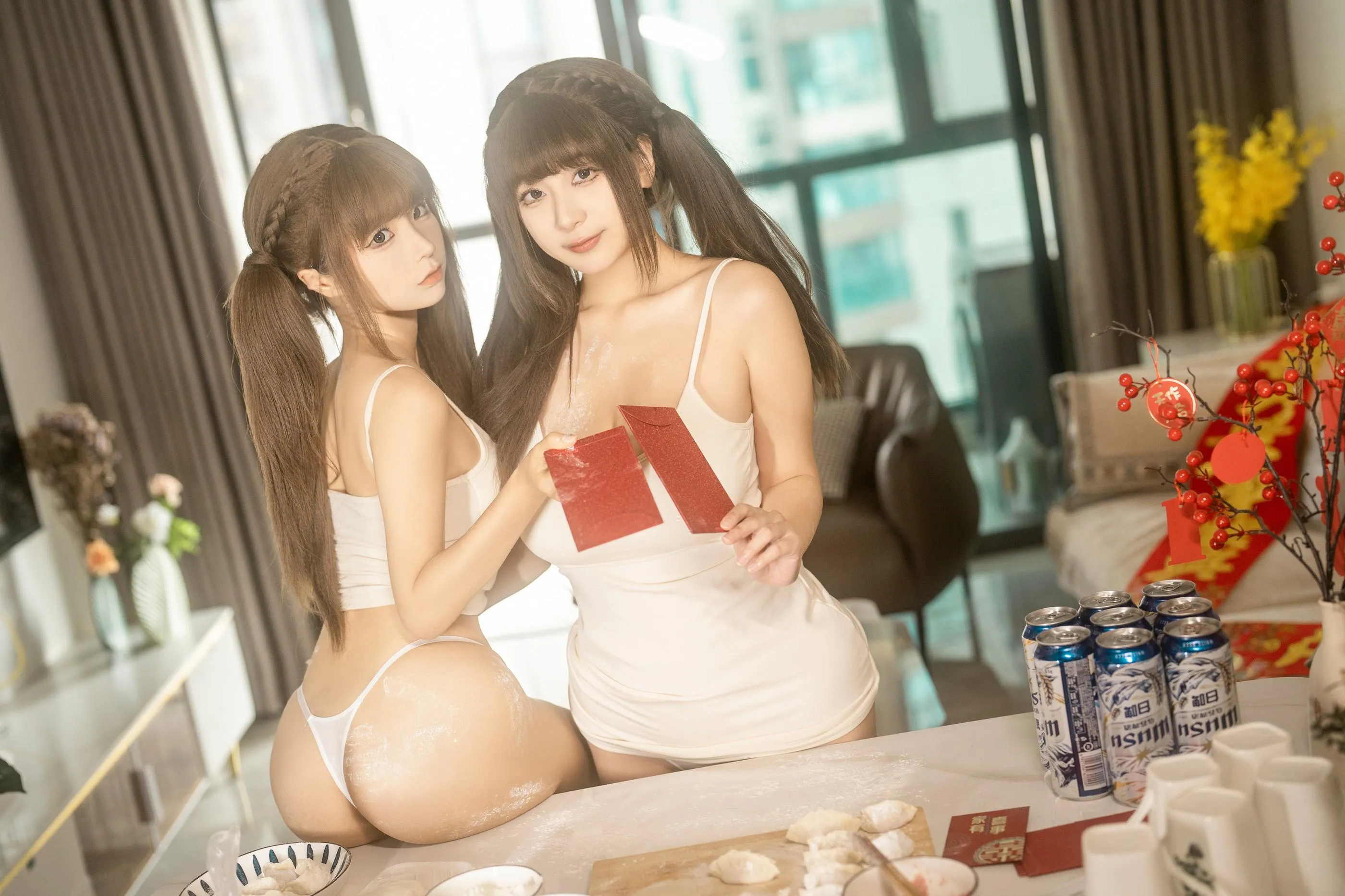 蠢沫沫 – NO.277 双人新年贺岁浅安安 [103P]插图1